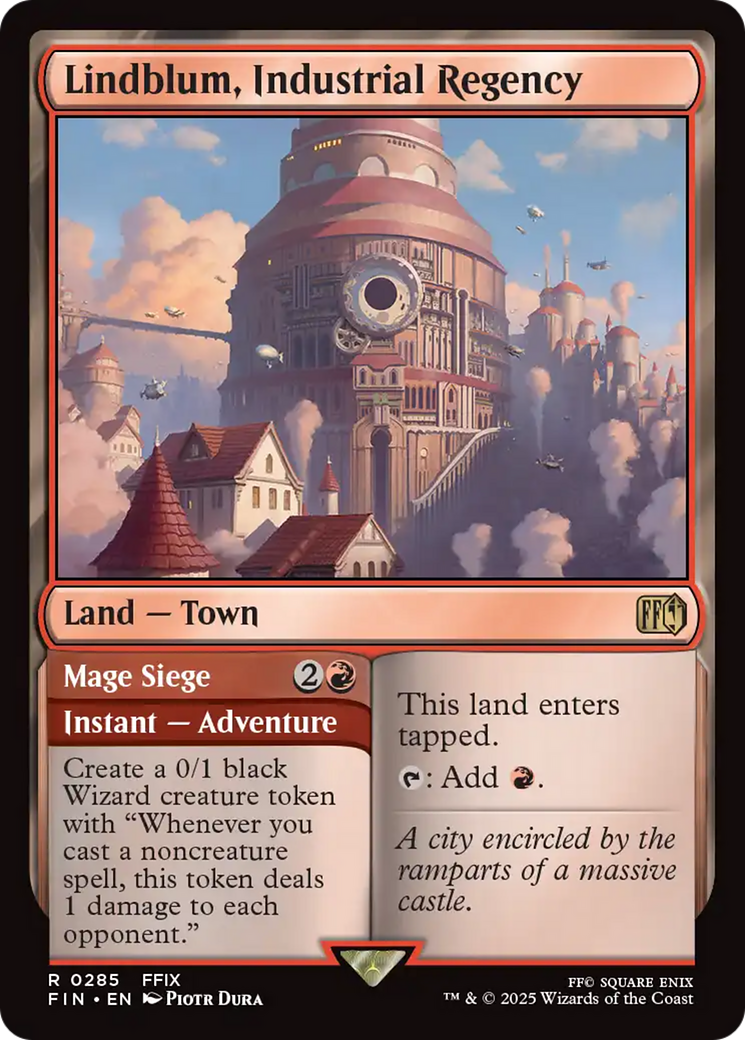 Lindblum, Grão-Ducado Industrial / Lindblum, Industrial Regency - Magic: The Gathering - MoxLand