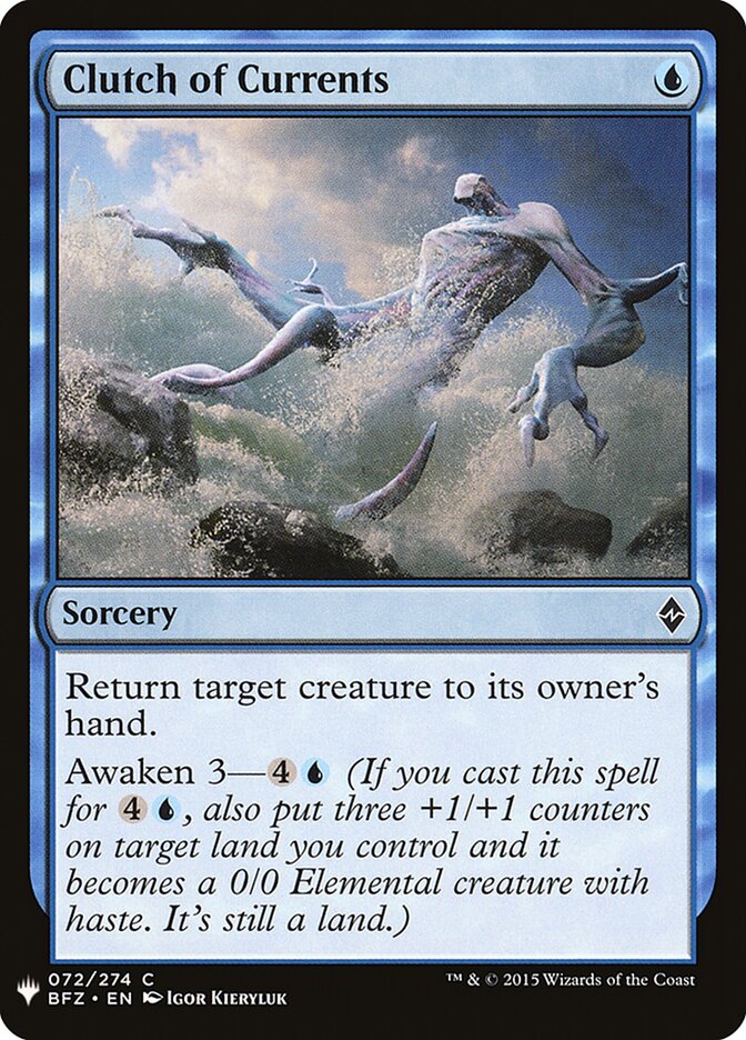 Garras das Correntes / Clutch of Currents - Magic: The Gathering - MoxLand