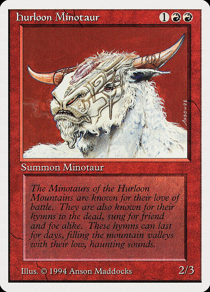 Minotauro de Hurloon / Hurloon Minotaur - Magic: The Gathering - MoxLand