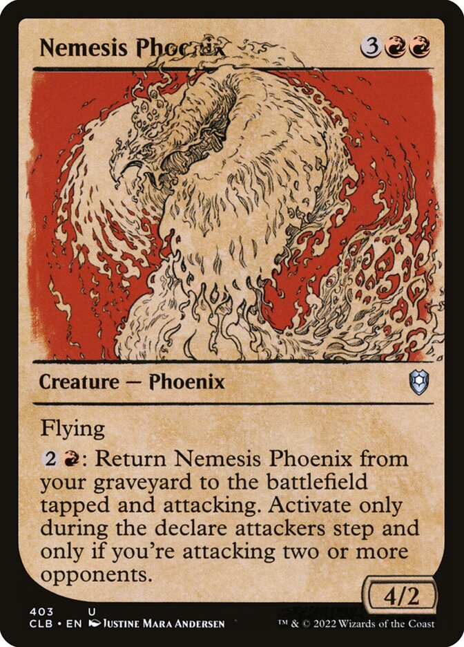 Fênix Nêmesis / Nemesis Phoenix - Magic: The Gathering - MoxLand