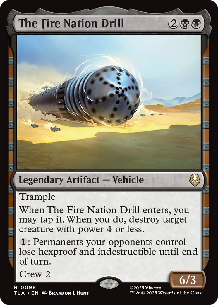A Broca da Nação do Fogo / The Fire Nation Drill - Magic: The Gathering - MoxLand