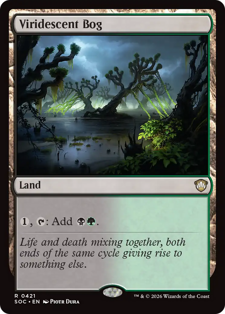 Viridescent Bog - Magic: The Gathering - MoxLand