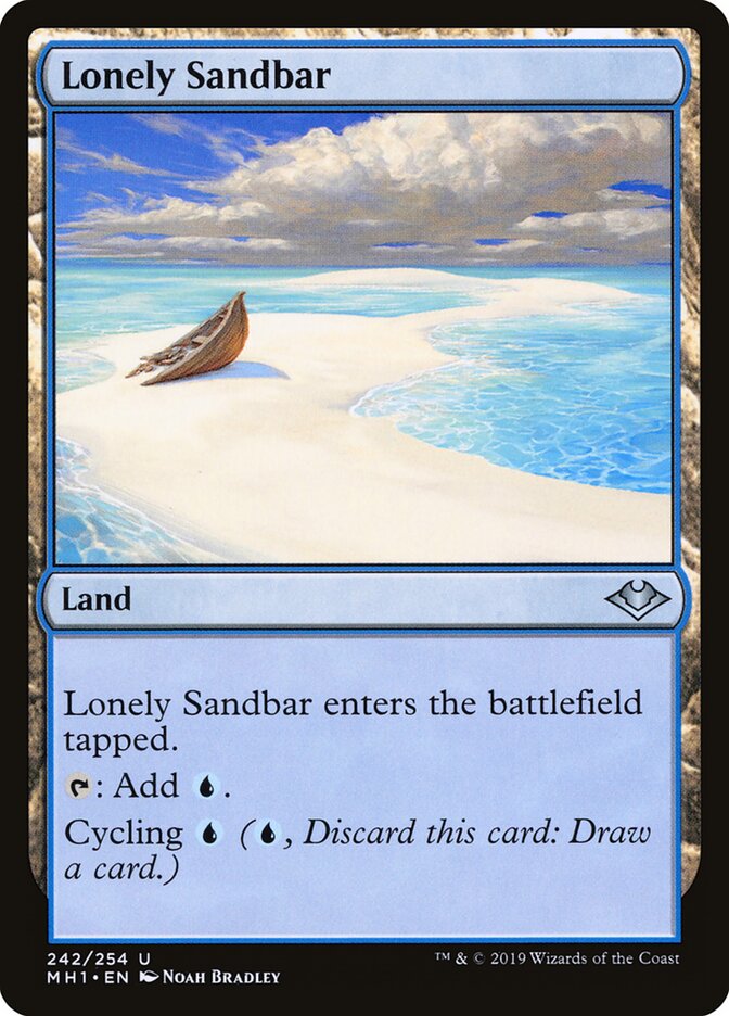 Banco de Areia Isolado / Lonely Sandbar - Magic: The Gathering - MoxLand