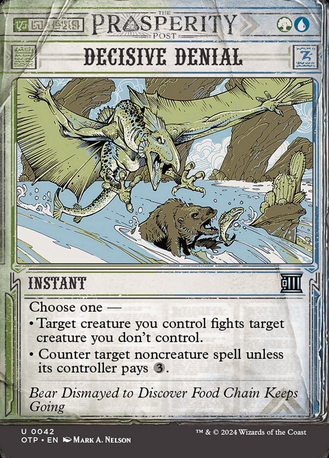 Negação Decisiva / Decisive Denial - Magic: The Gathering - MoxLand