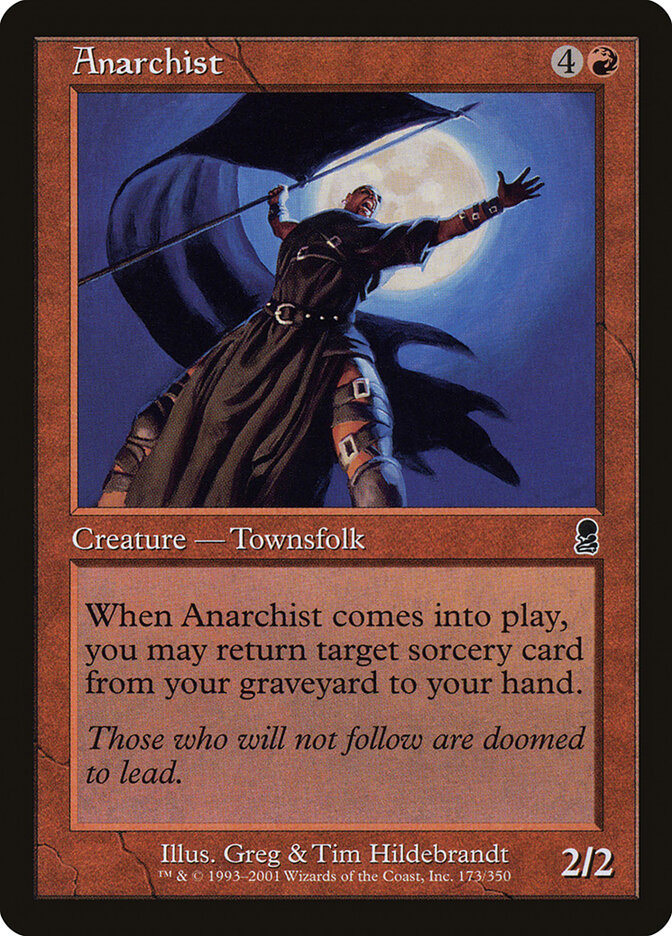 Anarquista / Anarchist - Magic: The Gathering - MoxLand