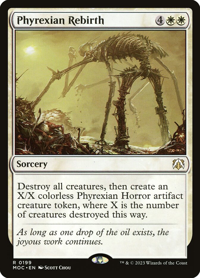 Renascimento Phyrexiano / Phyrexian Rebirth - Magic: The Gathering - MoxLand