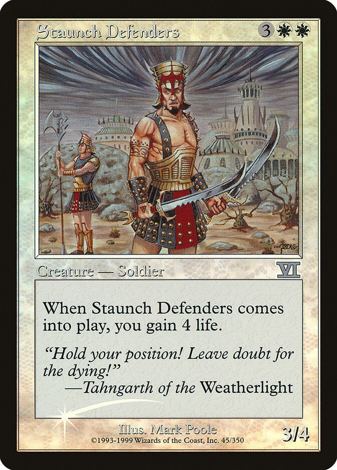 Defensores Inabaláveis / Staunch Defenders - Magic: The Gathering - MoxLand