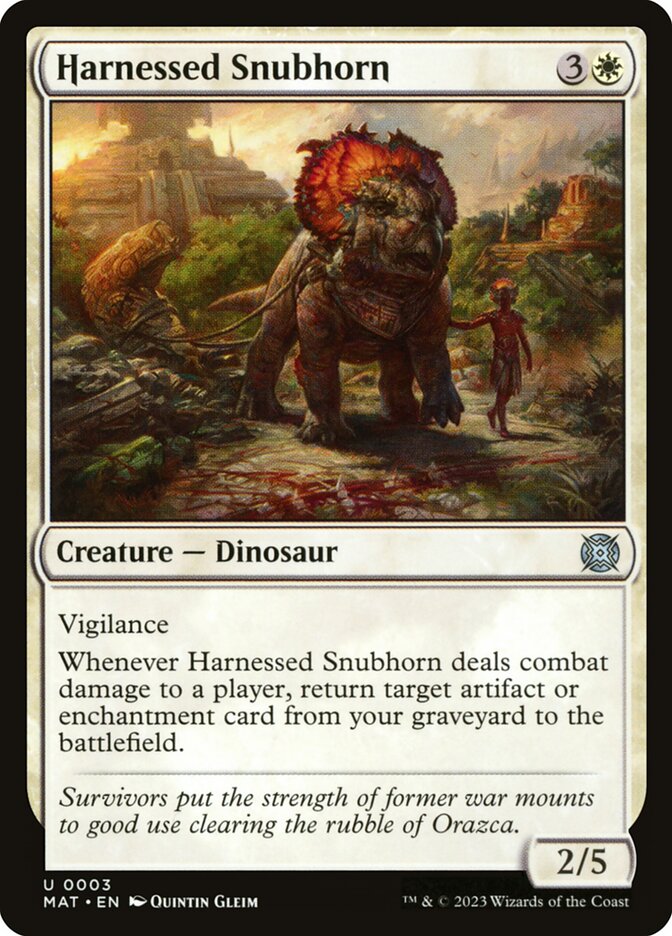 Nodocórneo de Arnês / Harnessed Snubhorn - Magic: The Gathering - MoxLand