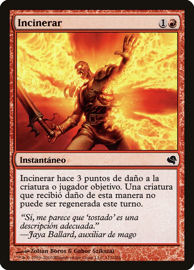 Incinerar / Incinerate - Magic: The Gathering - MoxLand