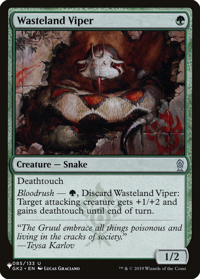 Víbora dos Ermos / Wasteland Viper - Magic: The Gathering - MoxLand