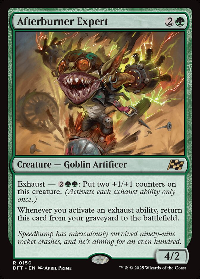 Perito em Pós-combustão / Afterburner Expert - Magic: The Gathering - MoxLand