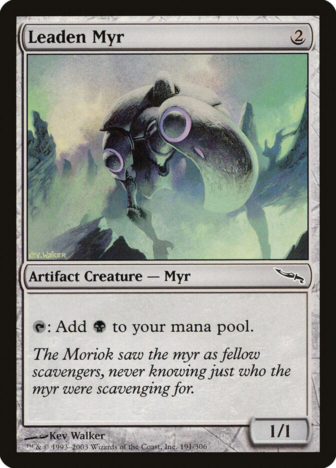 Myr de Chumbo / Leaden Myr - Magic: The Gathering - MoxLand