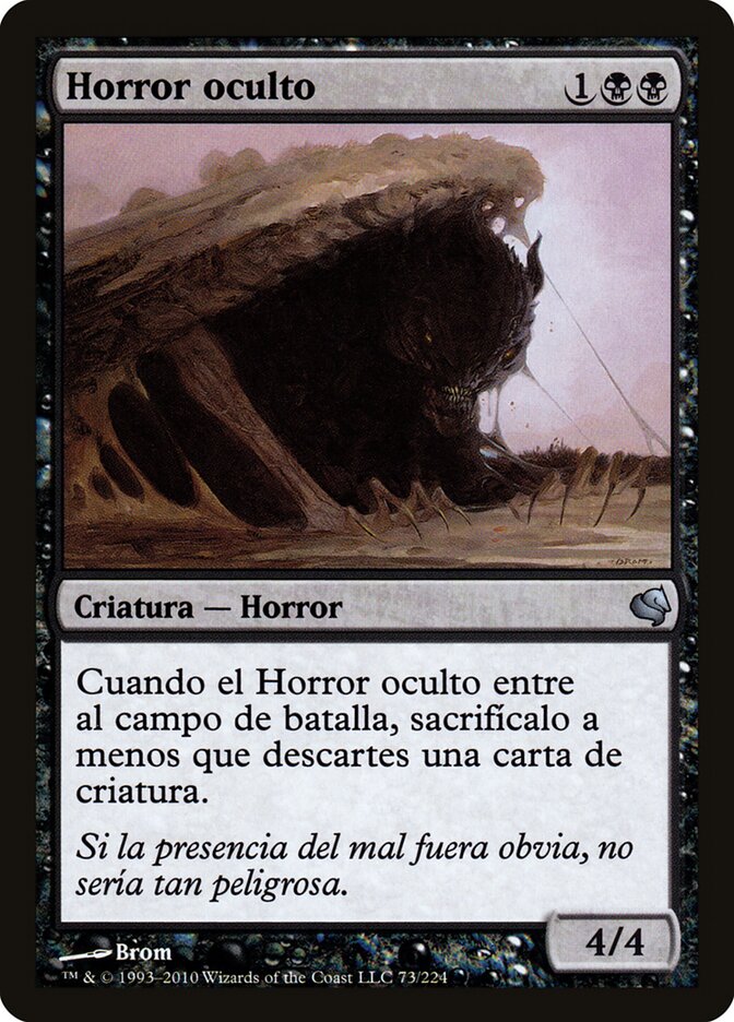 Horror Oculto / Hidden Horror - Magic: The Gathering - MoxLand