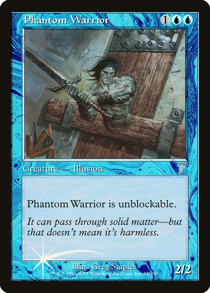 Guerreiro Fantasma / Phantom Warrior - Magic: The Gathering - MoxLand