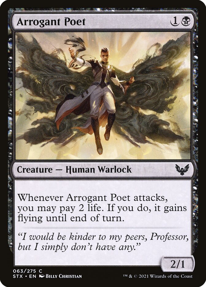 Poeta Arrogante / Arrogant Poet - Magic: The Gathering - MoxLand