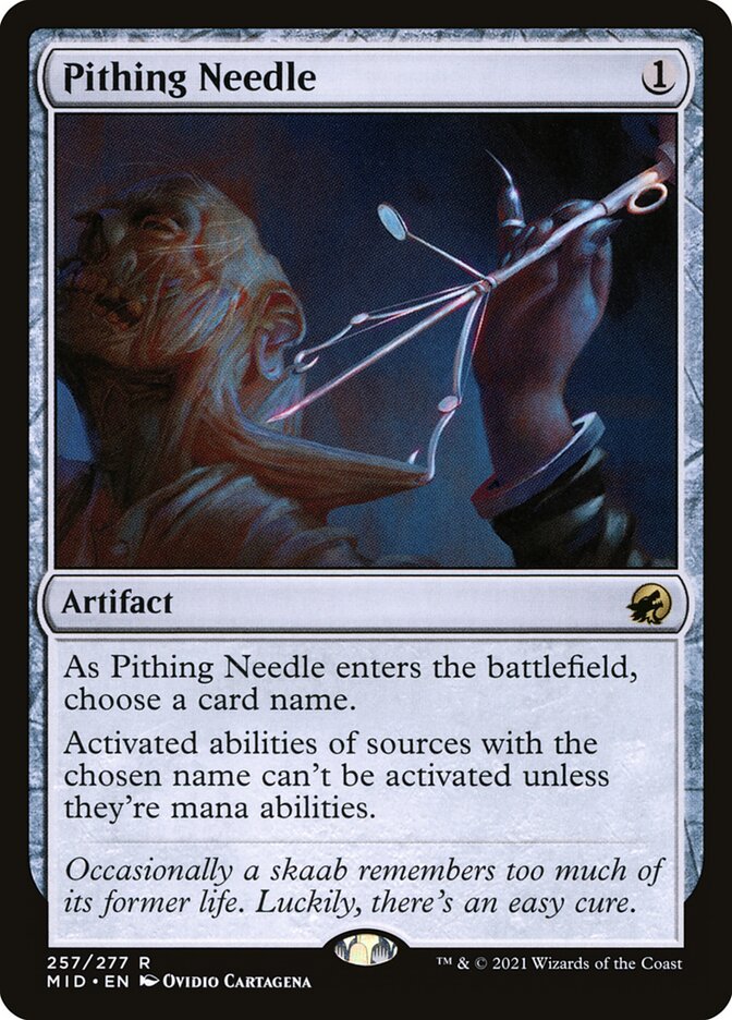 Agulha Medular / Pithing Needle - Magic: The Gathering - MoxLand