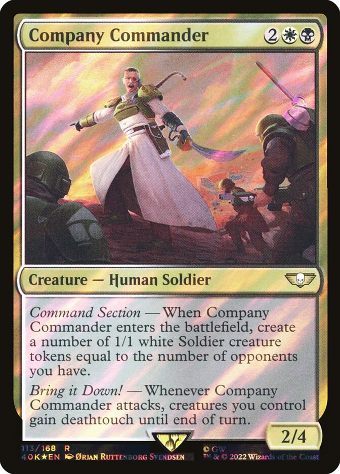Comandante de Companhia / Company Commander - Magic: The Gathering - MoxLand