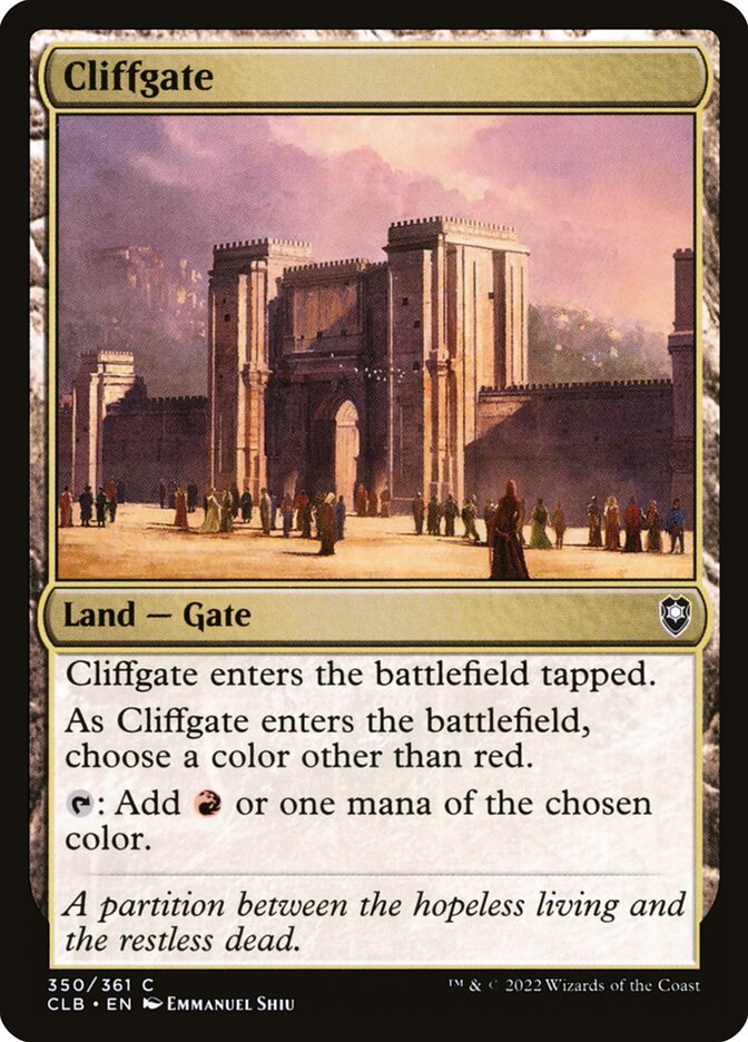 Portão do Penhasco / Cliffgate - Magic: The Gathering - MoxLand