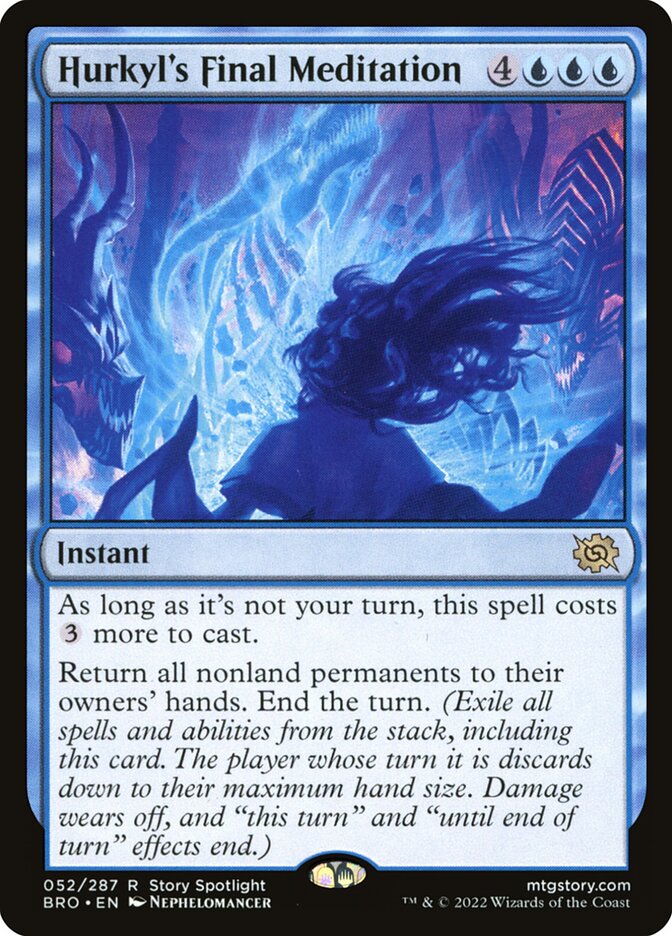 Meditação Final de Hurkyl / Hurkyl's Final Meditation - Magic: The Gathering - MoxLand