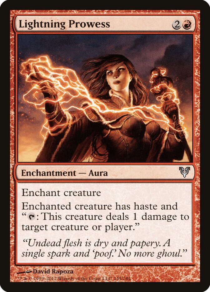 Maestria com Relâmpagos / Lightning Prowess - Magic: The Gathering - MoxLand