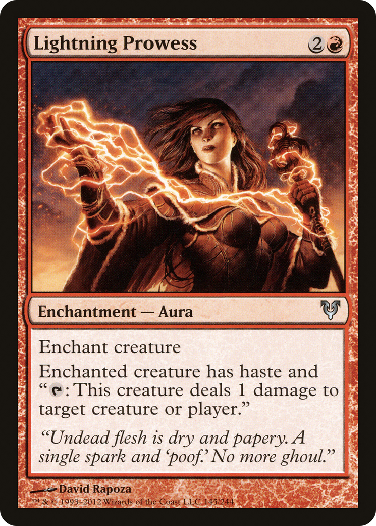 Maestria com Relâmpagos / Lightning Prowess - Magic: The Gathering - MoxLand