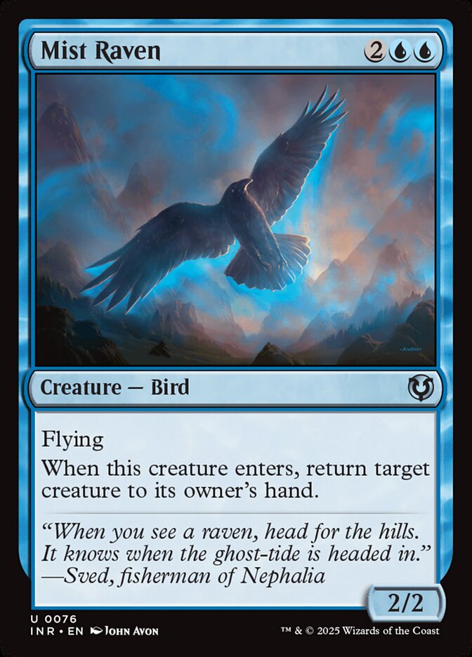 Corvo das Brumas / Mist Raven - Magic: The Gathering - MoxLand