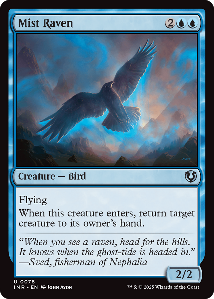 Corvo das Brumas / Mist Raven - Magic: The Gathering - MoxLand