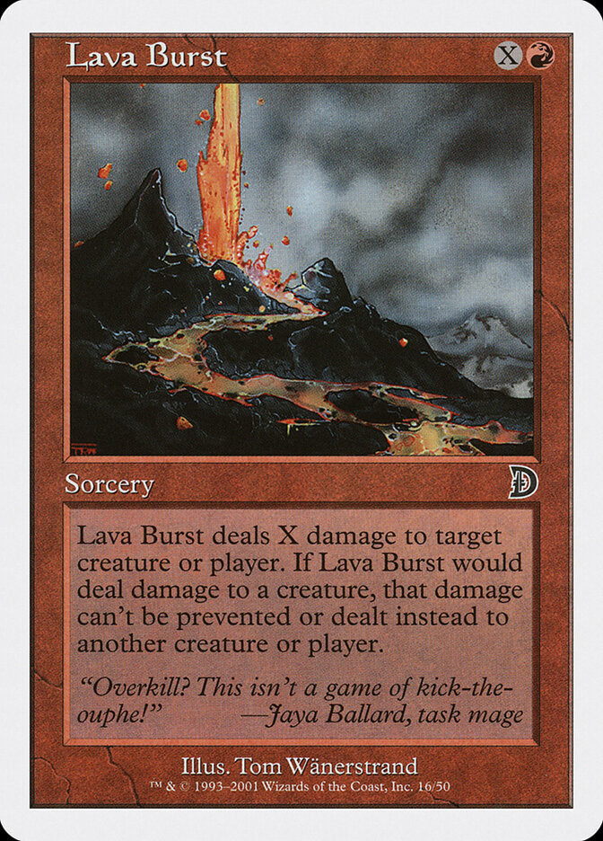 Explosão de Lava / Lava Burst - Magic: The Gathering - MoxLand