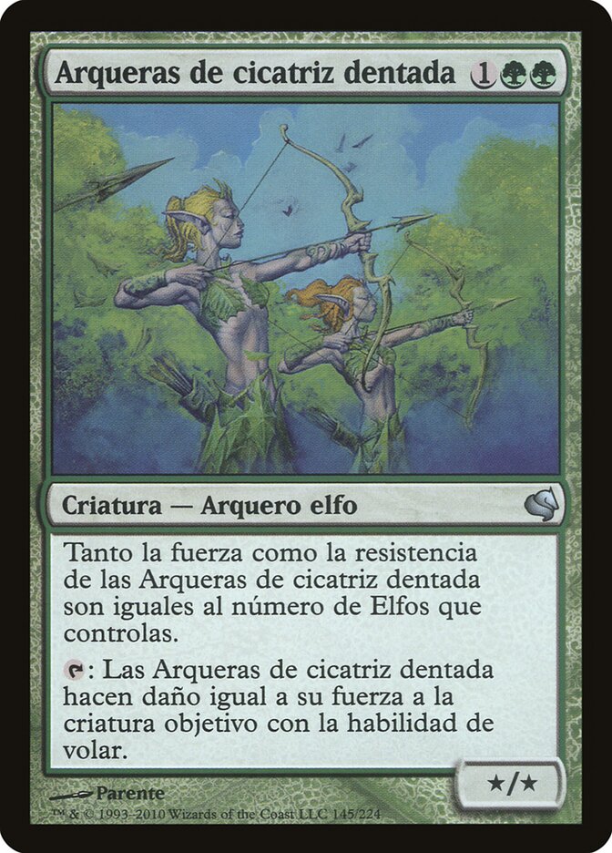 Arqueiros da Cicatriz Dentada / Jagged-Scar Archers - Magic: The Gathering - MoxLand