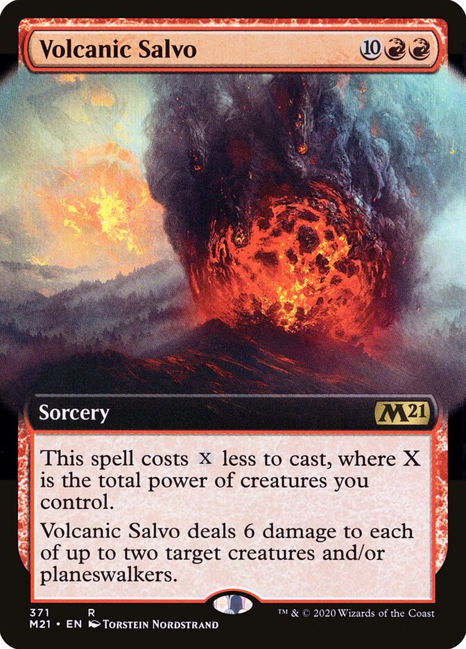 Salva Vulcânica / Volcanic Salvo - Magic: The Gathering - MoxLand