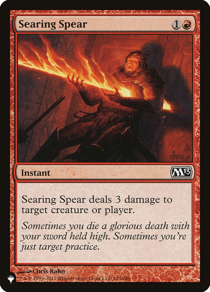 Lança Cauterizante / Searing Spear - Magic: The Gathering - MoxLand