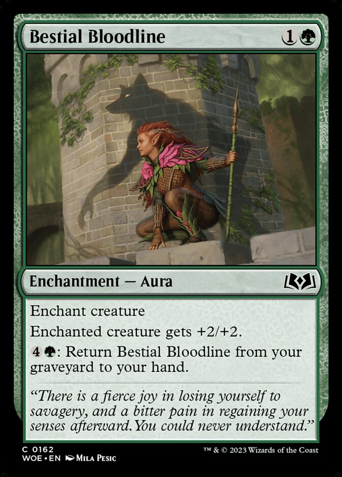 Linhagem Bestial / Bestial Bloodline - Magic: The Gathering - MoxLand