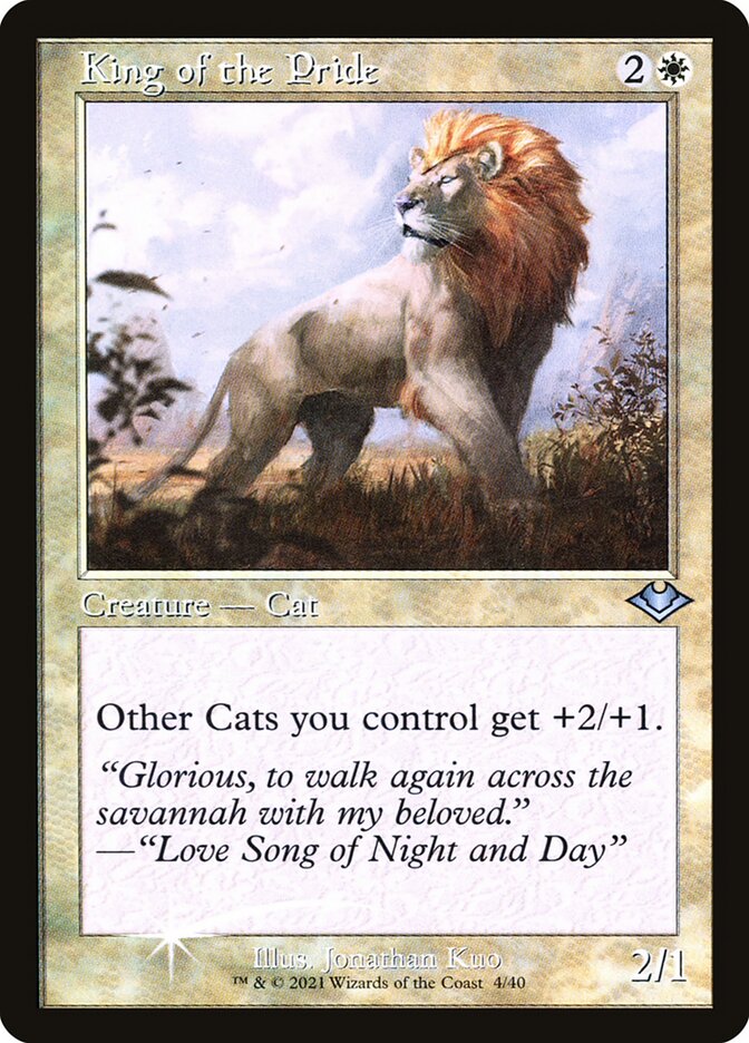 Rei do Bando / King of the Pride - Magic: The Gathering - MoxLand