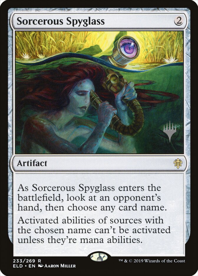 Luneta Enfeitiçada / Sorcerous Spyglass - Magic: The Gathering - MoxLand
