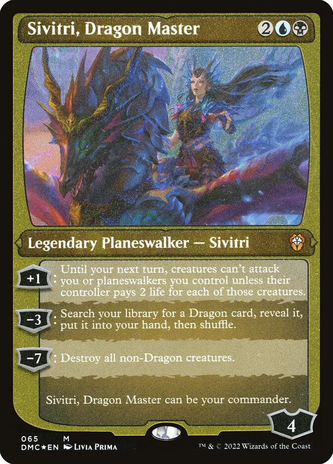 Sivitri, Senhora dos Dragões / Sivitri, Dragon Master - Magic: The Gathering - MoxLand