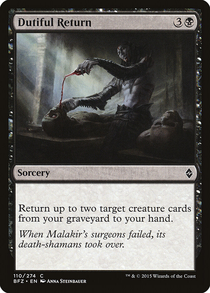 Retorno Obediente / Dutiful Return - Magic: The Gathering - MoxLand