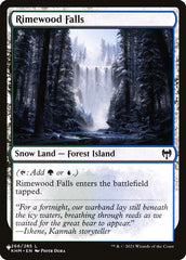 Cachoeira do Bosque Gélido / Rimewood Falls - Magic: The Gathering - MoxLand