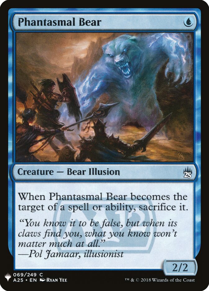 Urso Fantasmal / Phantasmal Bear - Magic: The Gathering - MoxLand