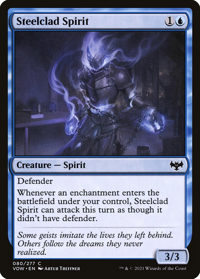 Espírito da Couraça de Aço / Steelclad Spirit - Magic: The Gathering - MoxLand