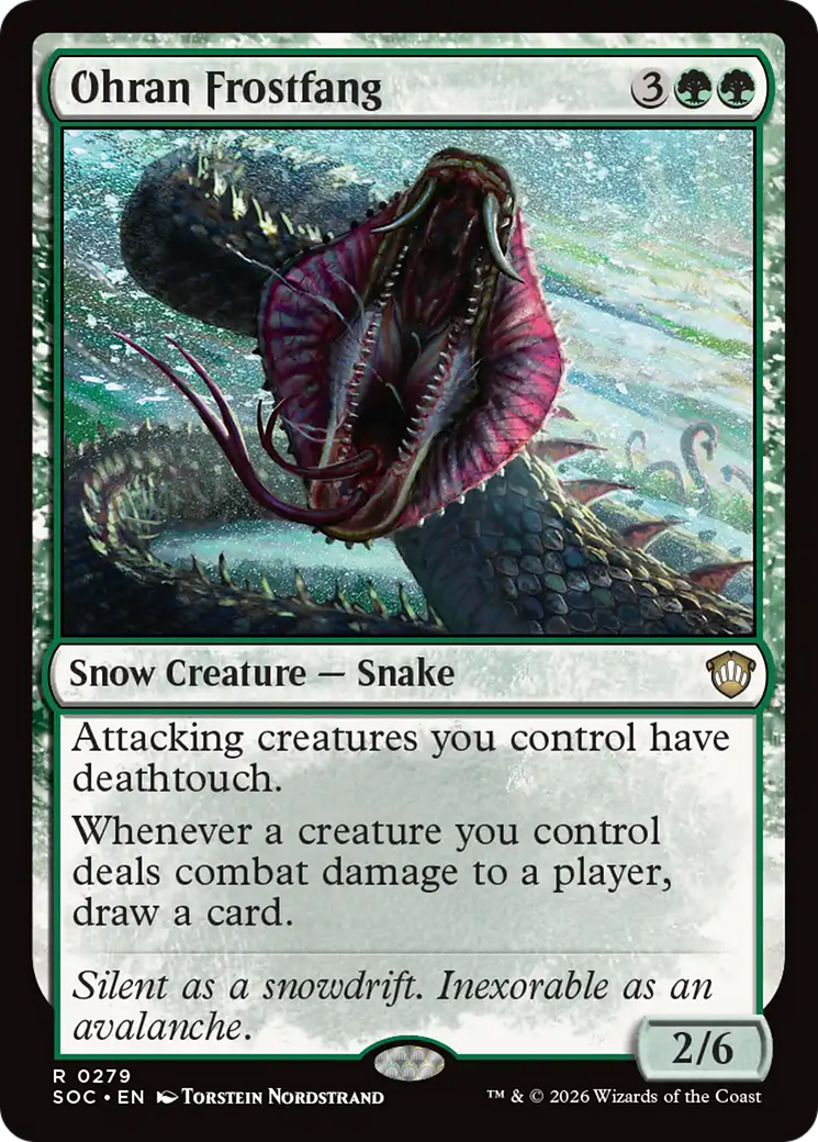 Presa-gélida de Ohran / Ohran Frostfang - Magic: The Gathering - MoxLand