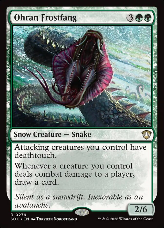 Presa-gélida de Ohran / Ohran Frostfang - Magic: The Gathering - MoxLand