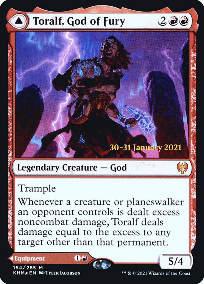 Toralf, Deus da Fúria / Toralf, God of Fury - Magic: The Gathering - MoxLand