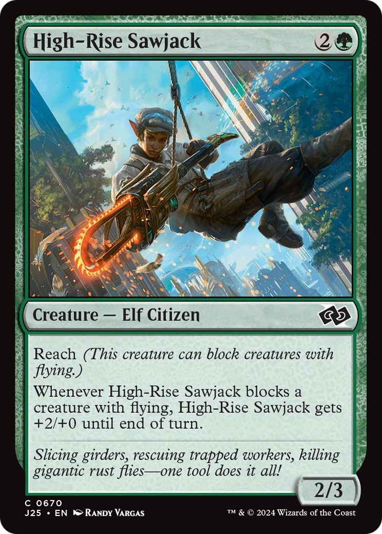 Serralheira dos Arranha-céus / High-Rise Sawjack - Magic: The Gathering - MoxLand