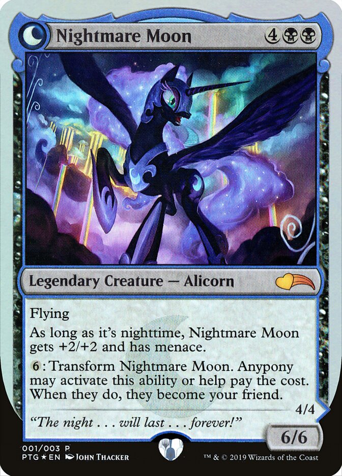 Nightmare Moon / Princess Luna / Nightmare Moon / Princess Luna - Magic: The Gathering - MoxLand