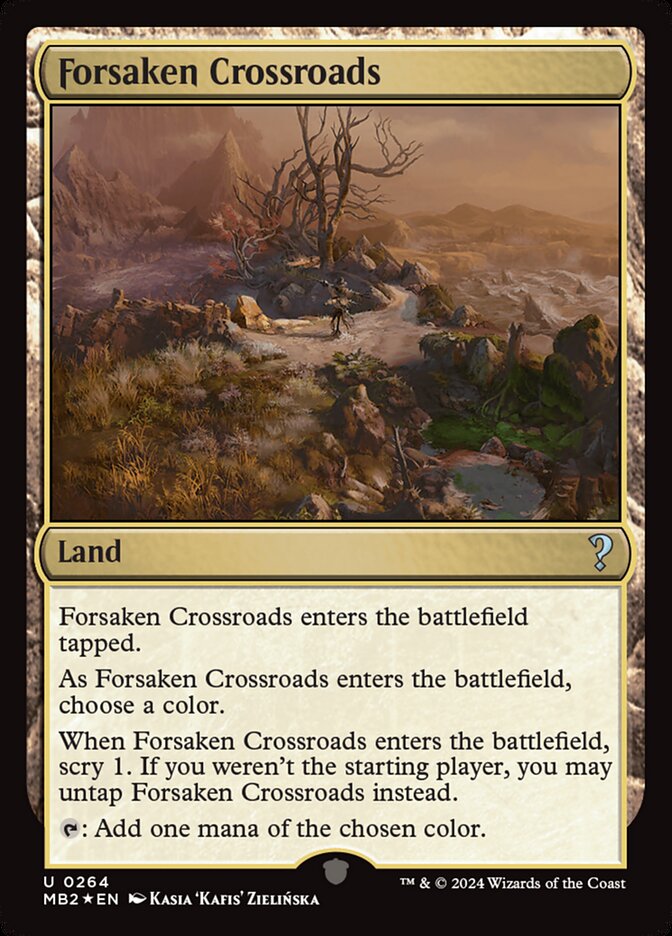 Encruzilhada Esquecida / Forsaken Crossroads - Magic: The Gathering - MoxLand