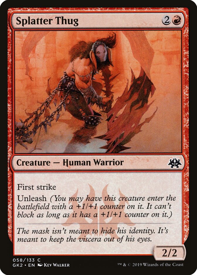 Rufião Esguichador / Splatter Thug - Magic: The Gathering - MoxLand