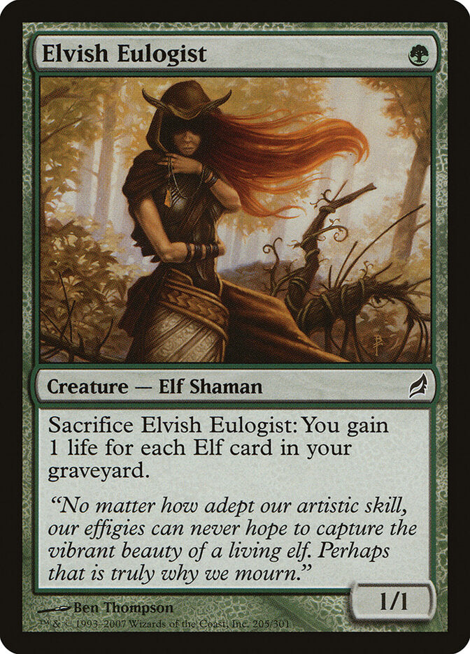Elogiadora Élfica / Elvish Eulogist - Magic: The Gathering - MoxLand