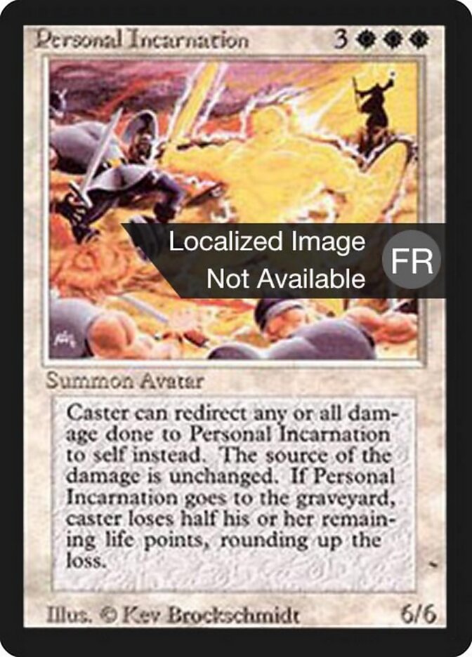 Encarnação Pessoal / Personal Incarnation - Magic: The Gathering - MoxLand
