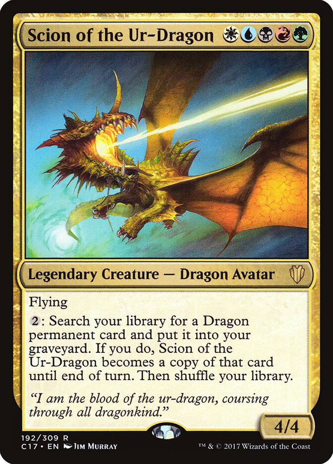 Herdeiro do Ur-dragão / Scion of the Ur-Dragon - Magic: The Gathering - MoxLand