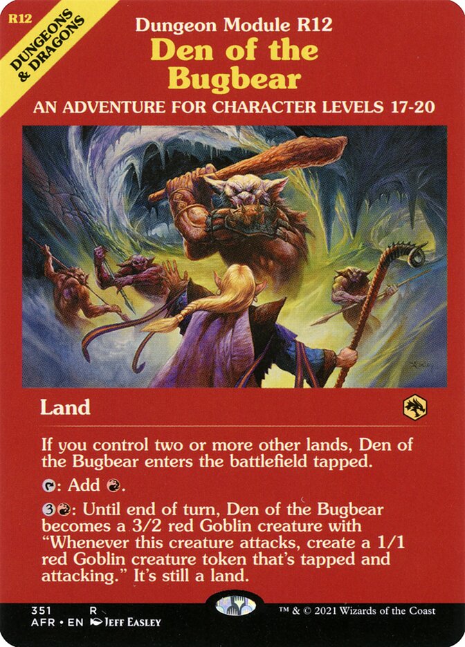 Covil do Bugurso / Den of the Bugbear - Magic: The Gathering - MoxLand